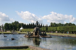 Neptune fountain in Peterhof