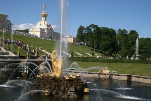 Peterhof fountains